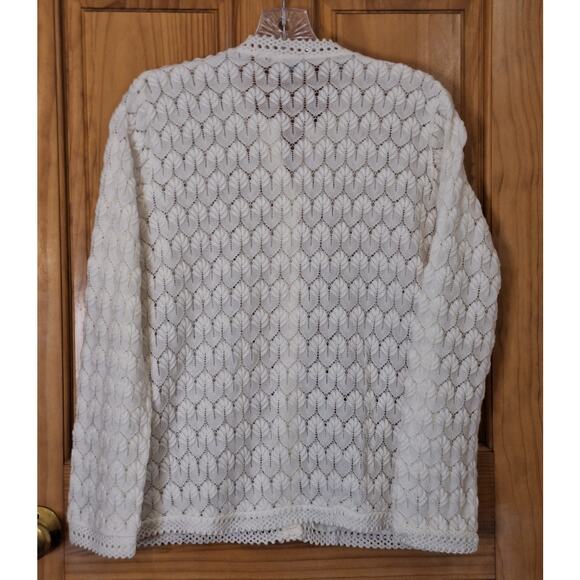 Americana Knitting Mills Sweater Women's Medium (40) Vintage Cardigan Grannycore - Picture 3 of 6